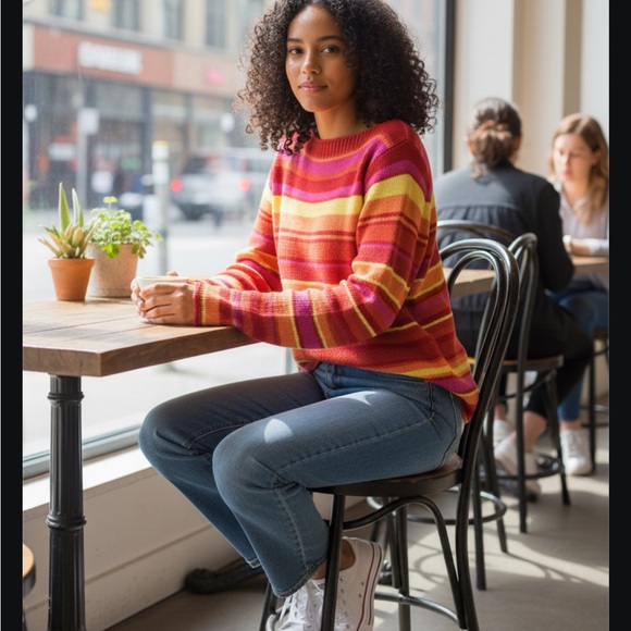 Isaac Mizrahi  Mutli Color Sweater Anniversary Collection Size 2X - Picture 2 of 9